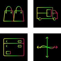 Sendung und Einkaufen Tasche Symbol vektor