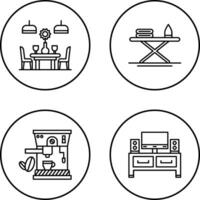 Eisen Tafel und Tabelle Symbol vektor