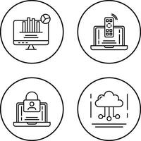 Fernbedienung und Analyse Symbol vektor