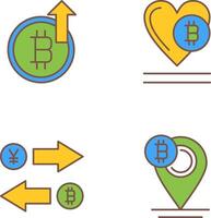 profitieren und Herz Symbol vektor