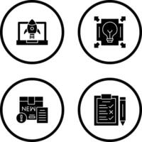 Anfang und Diffusion Symbol vektor