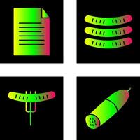 Blatt und Würste Symbol vektor