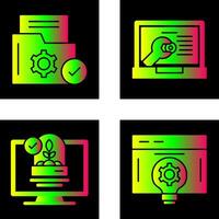 Mappe und Reparatur Symbol vektor