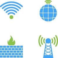 Signal auf Benutzer und global Signale Symbol vektor