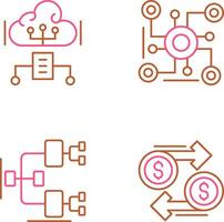 Wolke Computing und Verbindung Symbol vektor