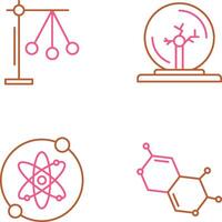 pendel och plasma boll ikon vektor