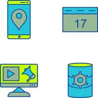 Geographisches Positionierungs System Bedienung und Veranstaltung Verwaltung Symbol vektor