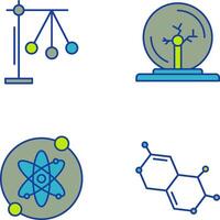 pendel och plasma boll ikon vektor