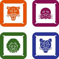 Puma und Siegel Symbol vektor