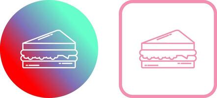 Sandwich-Icon-Design vektor