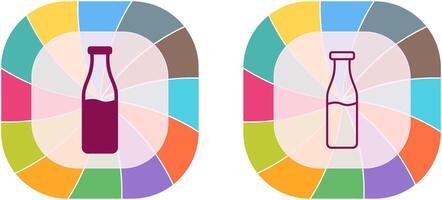 mjölk flaska ikon design vektor