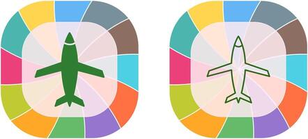 Flugzeug-Icon-Design vektor