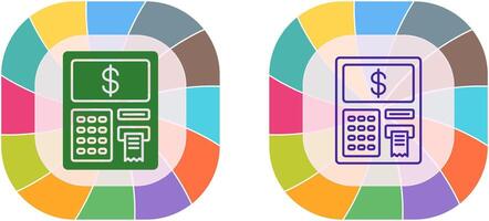 Bankomat ikon design vektor