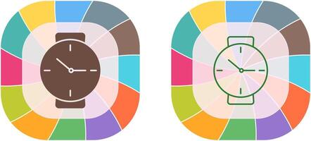 Handgelenk Uhr Symbol Design vektor