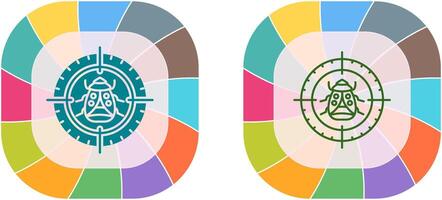 insekt mål ikon design vektor