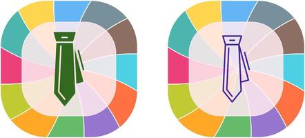 Krawatten-Icon-Design vektor
