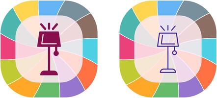 Lampen-Icon-Design vektor