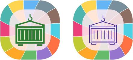 Container-Icon-Design vektor