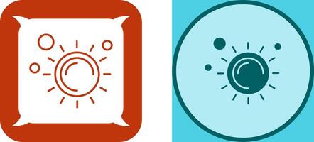 Sonne-Icon-Design vektor