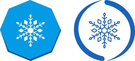 snö flaga ikon design vektor