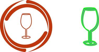 Wein Glas Symbol Design vektor