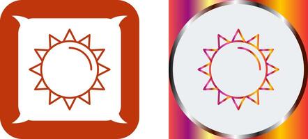 Sonne-Icon-Design vektor