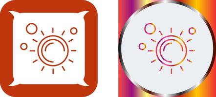 Sonne-Icon-Design vektor