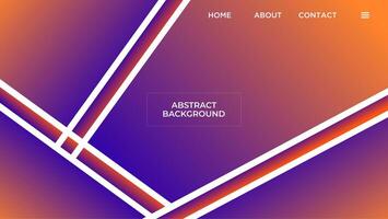 abstrakt lila Orange Hintergrund elegant Gradient Formen glatt Flüssigkeit Farbe Design Vorlage gut zum modern Webseite, Hintergrund, Startseite Design vektor