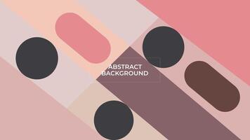abstrakt Hintergrund mit geometrisch Formen Pastell- eben Farbe Design Vorlage zum Hintergrund, Startseite Design, Startseite Design vektor