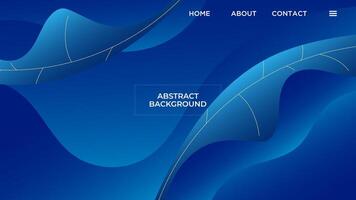 abstrakt Blau Hintergrund elegant Gradient Formen glatt Flüssigkeit Farbe Design Vorlage gut zum modern Webseite, Hintergrund, Startseite Design vektor