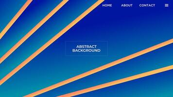 abstrakt Blau Orange Gradient Hintergrund glatt Flüssigkeit bunt Design mit geometrisch Formen Vorlage gut zum modern Webseite, Hintergrund, Startseite Design vektor