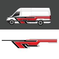 Van Car Wrap Aufkleber Design vektor