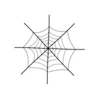 Halloween Spinne Netz Symbol Design vektor