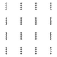 pil ikon kolla upp låda, diagram, mål, cirkel, element, vektor