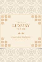 Luxus Grenzen Jahrgang Frames Design Elemente Gold Zier Gruß Hochzeit Einladung Vorlage vektor
