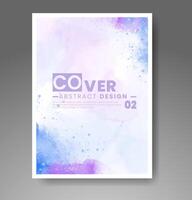 Karten mit Aquarellhintergrund. design für ihr cover, datum, postkarte, banner, logo. vektor