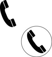 Telefon Symbol , Plaudern Symbol Bild Kunst Design vektor