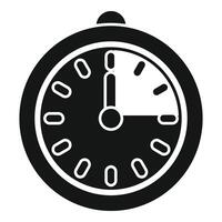 Zeitplan Timer Uhr Symbol einfach . Design Veranstaltung vektor