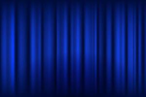 Textur von Seide, Satin, Vorhänge Stoff auf luxuriös Hintergrund. Portiere, Vorhang Material Blau Trend Farbe. vektor