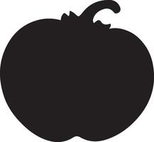 Persimmon Bild Silhouette, Persimmon Illustration, Persimmon Zeichen vektor