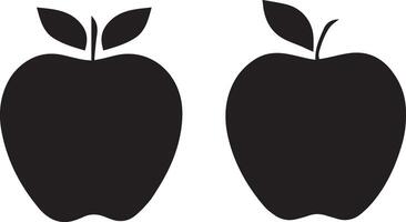 Apfel Zeichen Logo vektor