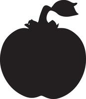 Persimmon Bild Silhouette, Persimmon Illustration, Persimmon Zeichen vektor