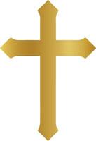 Christian Kreuz keltisch Kreuz Kruzifix, Christian kreuzen, Christentum, Gold, golden Kreuz vektor