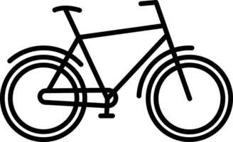 Fahrrad Gliederung Illustration vektor