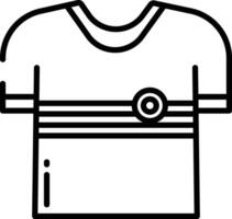 Deutsche Fußball Jersey Gliederung Illustration vektor