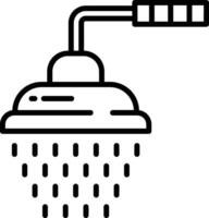 dusch översikt illustration vektor