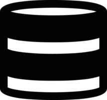 lagring data ikon symbol bild för databas illustration vektor