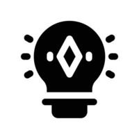 Lösung Symbol. Glyphe Symbol zum Ihre Webseite, Handy, Mobiltelefon, Präsentation, und Logo Design. vektor