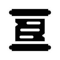 scrollen Symbol. Glyphe Symbol zum Ihre Webseite, Handy, Mobiltelefon, Präsentation, und Logo Design. vektor