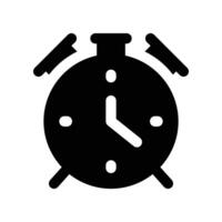 Alarm Symbol. Glyphe Symbol zum Ihre Webseite, Handy, Mobiltelefon, Präsentation, und Logo Design. vektor